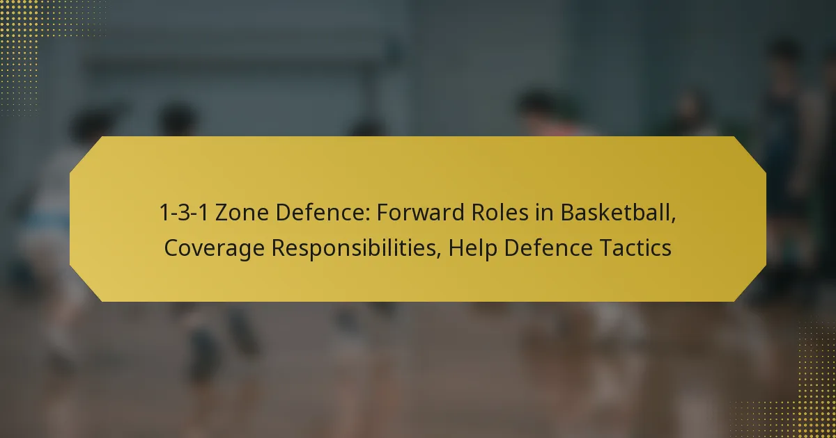 1-3-1 Zone Defence: Forward Roles in Basketball, Coverage Responsibilities, Help Defence Tactics