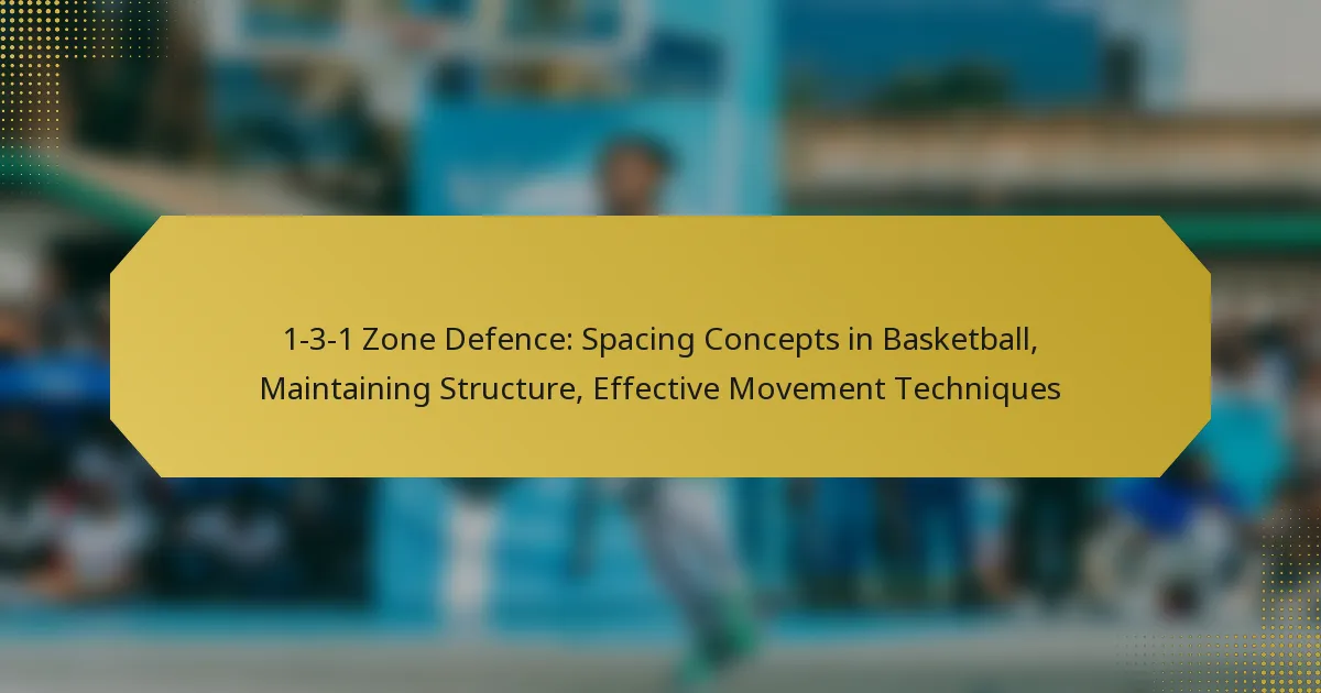 1-3-1 Zone Defence: Spacing Concepts in Basketball, Maintaining Structure, Effective Movement Techniques